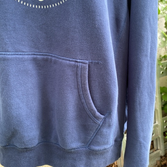 Blue 84 Blue Hoodie with Red and White Embroidery Maine - Picture 7 of 16